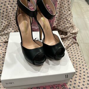 Dream Pairs Women's Black Heels